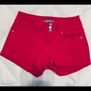Hot pink shorts